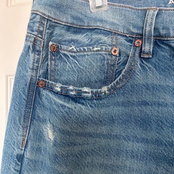 American Eagle 90s low rise y2k straight jeans in light wash size 16/33- NWT - Picture 8 of 12